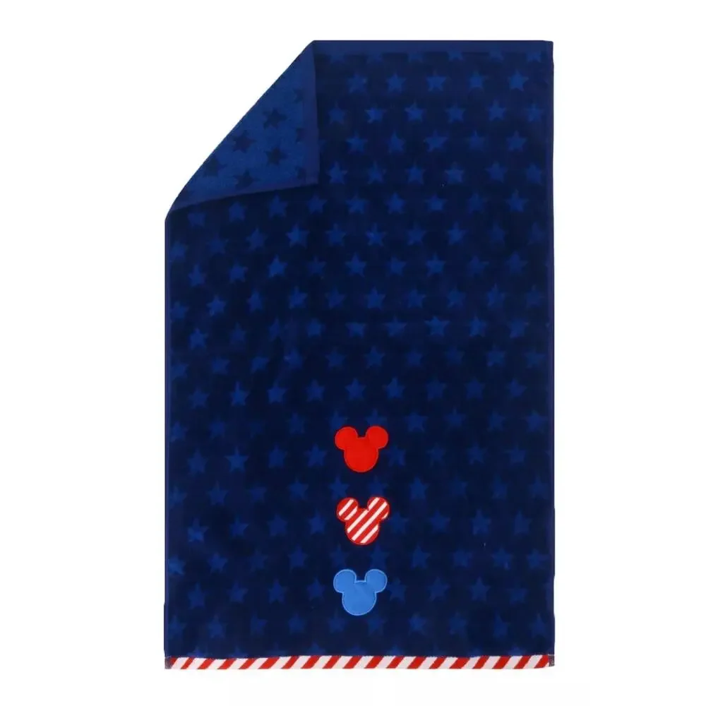 Disney Celebrate Together Mickey Mouse Americana Hand Towel USA patriotic Cotton